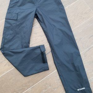 Black Columbia Rain Pants for Children